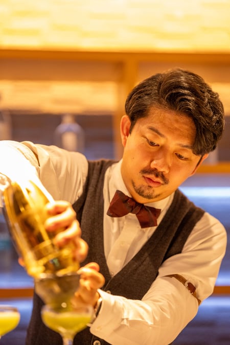 Martiny’s owner-bartender Takuma Watanab