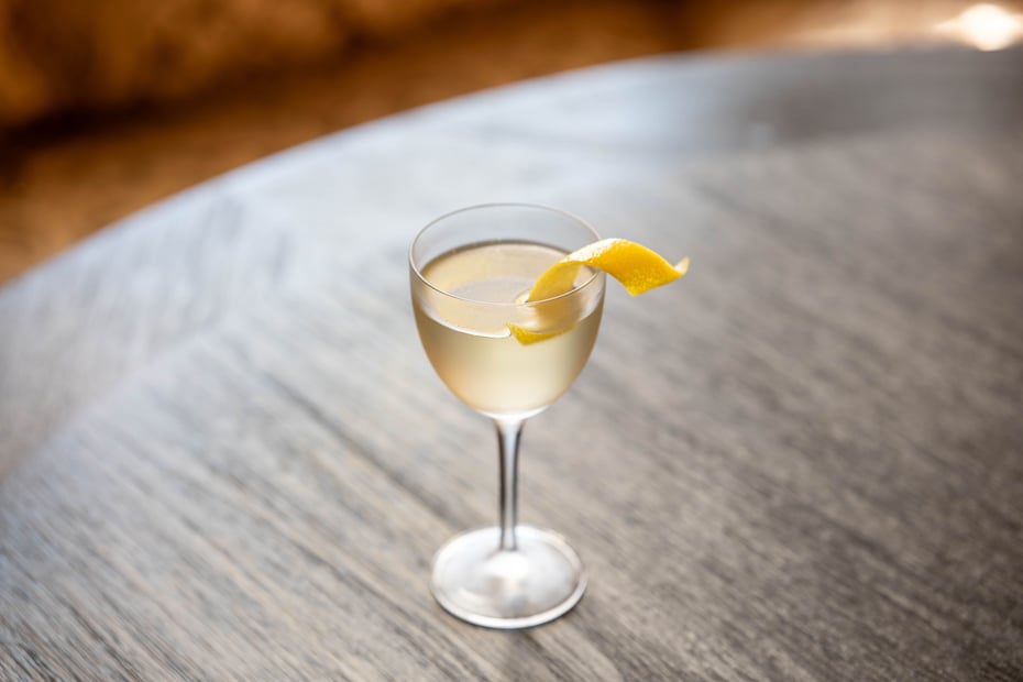 One of Julia's cocktails for the day, Whetstone