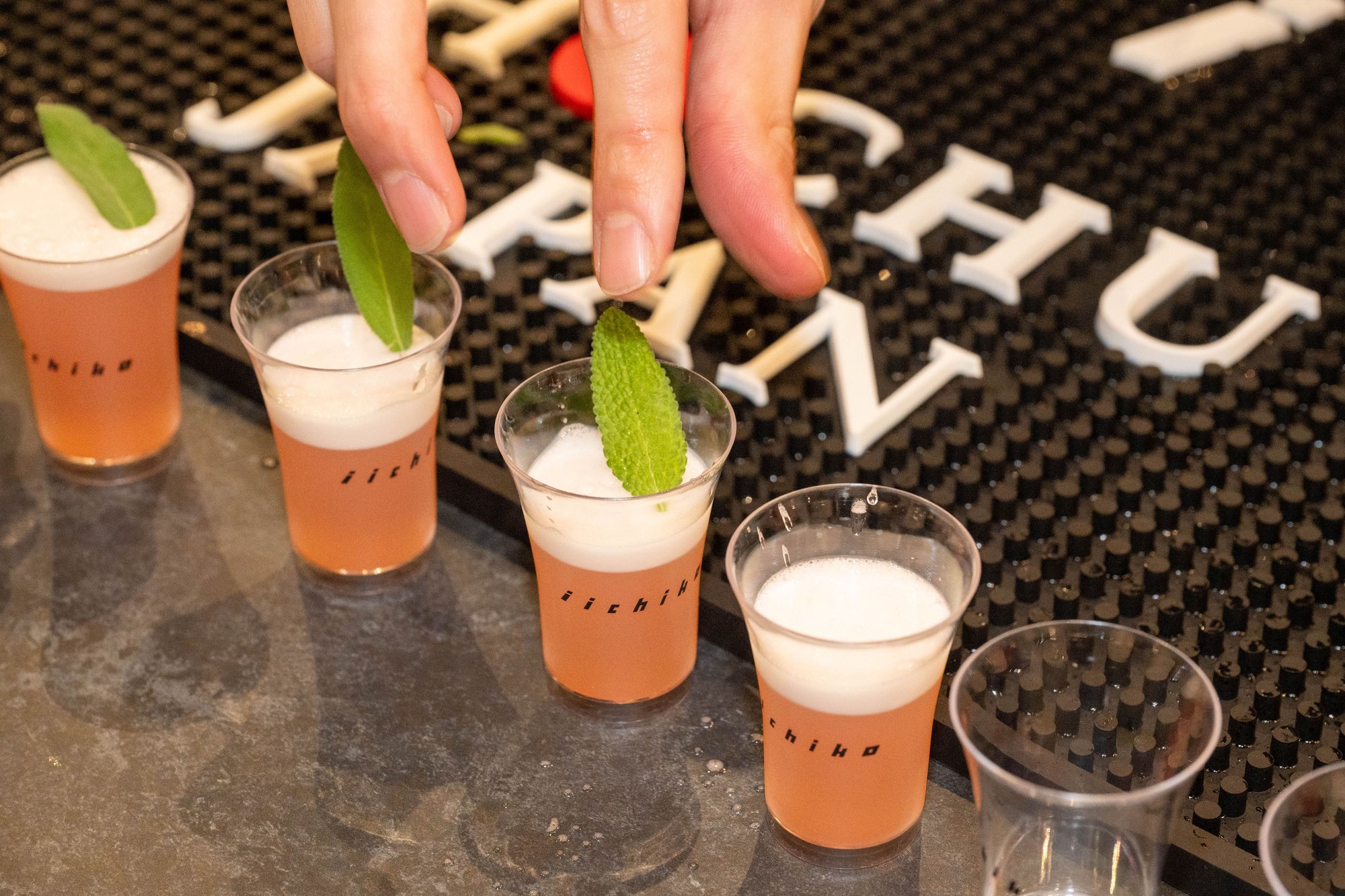 Tsunetaka Imada offered contrasting cocktails