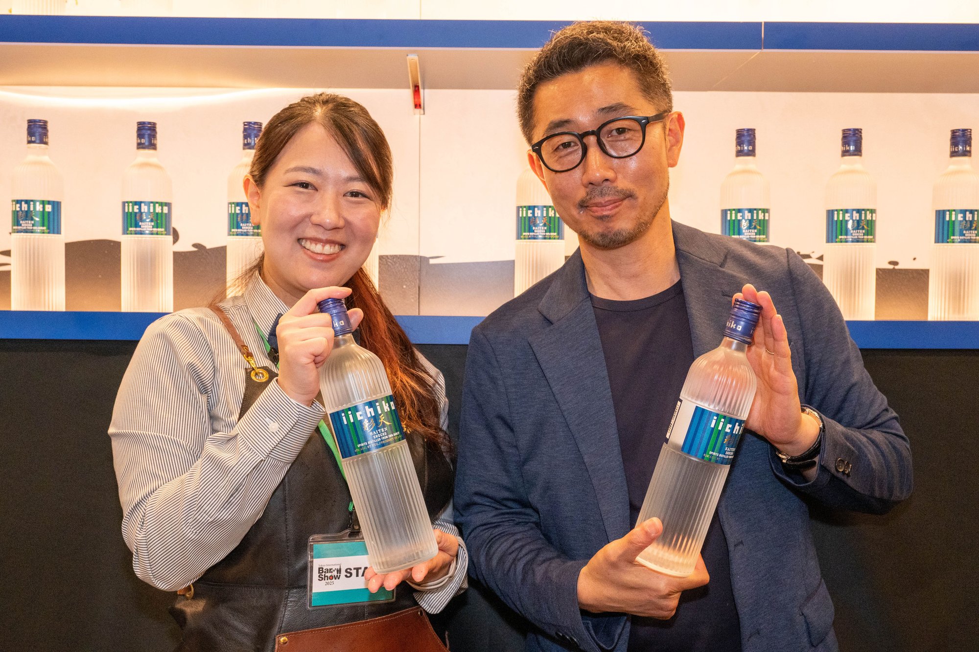 Sayo Toyokawa from Bar BLUE and Kenta Goto from Bar Goto 