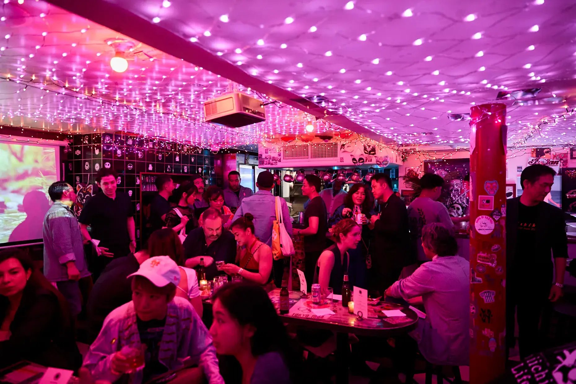 A bustling Katana Kitten, where world-class bartenders appeared in rotating shifts