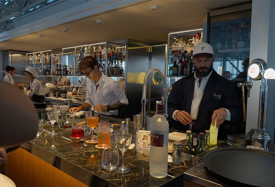 Mario’s guest shift at Piano35 took place during aperitivo hours.